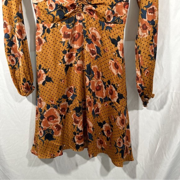 NWT $128 Free People [ 2 ] Morning Light Mini Dress in Neutral‎ Cooper - Picture 6 of 14